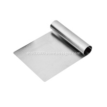 stainless steel pastry scraper and cutter